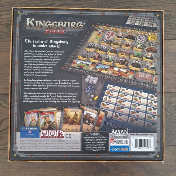 Kingsburg Second Edition Board Game Queen Roleplay Scenario Expansion Pieces - Picture 3 of 12